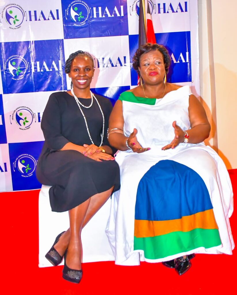 Madam Alice, Chairperson of Mental Wellness Kenya, for honoring us with her presence at the H.A.A.I. launch. Your support and dedication to mental health are truly inspiring. Thank you for standing with us as we strive to promote wellness and positive change in our communities.